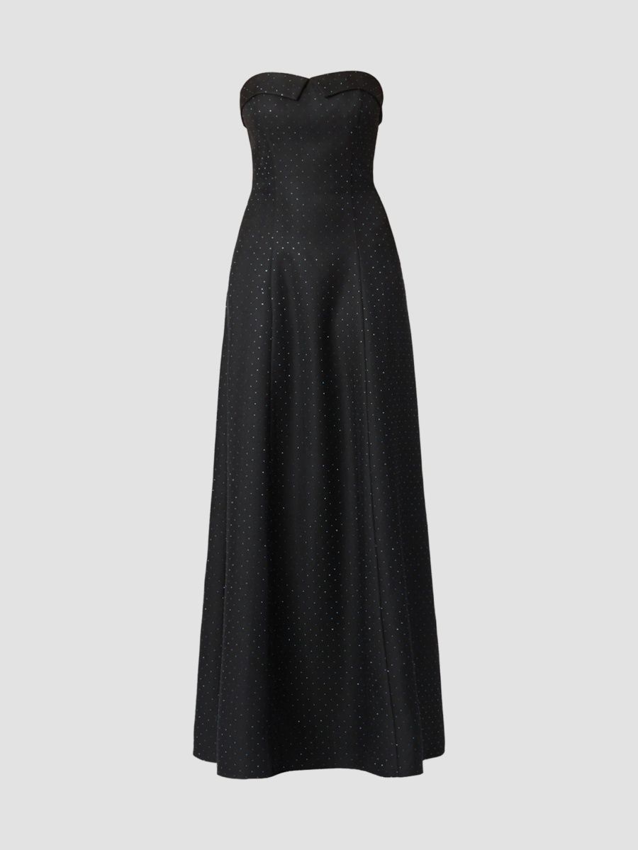 Shoshanna Women's Lindy Embellished Twill Strapless Gown - Sapphire - Size 12