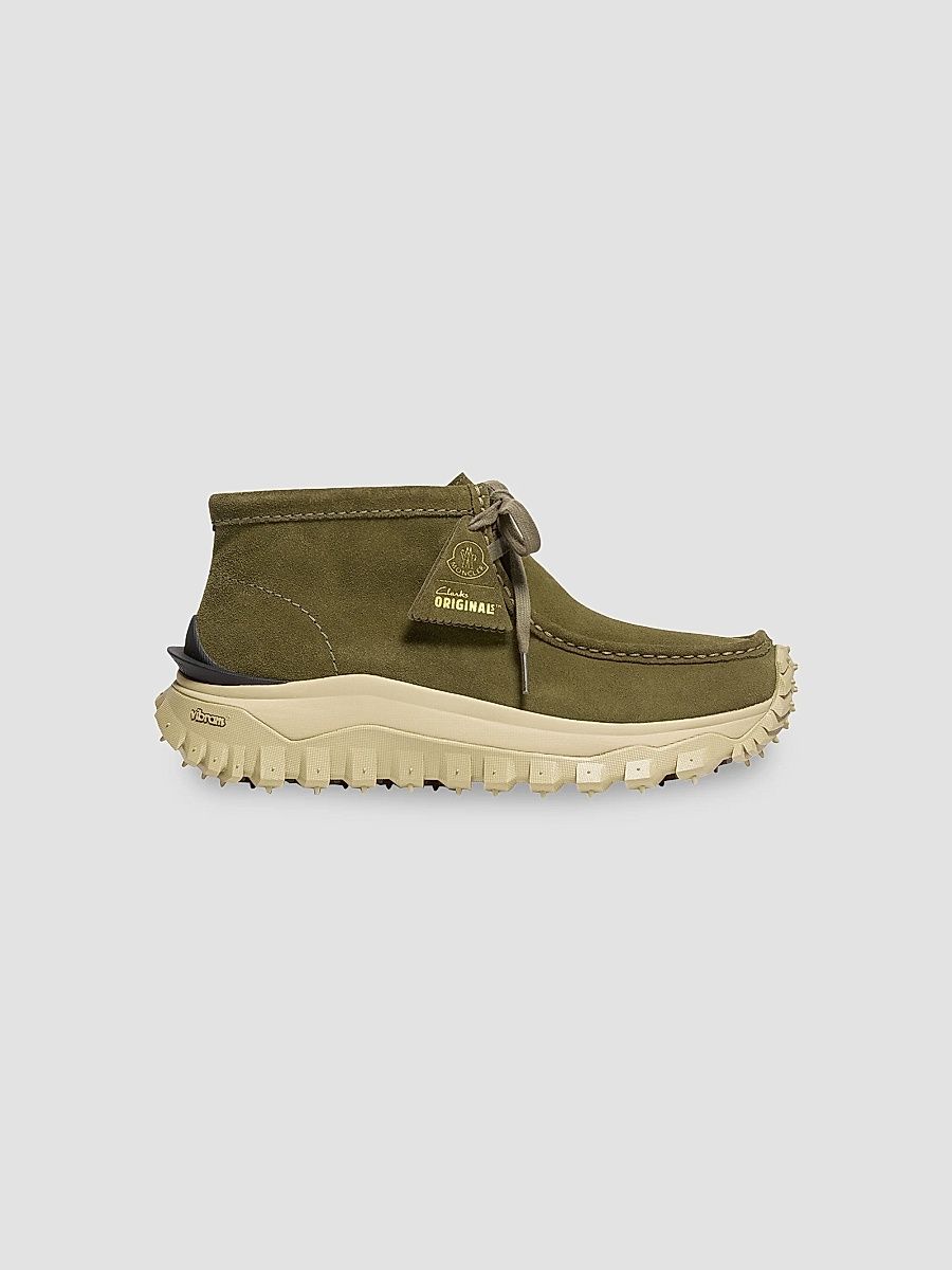 Moncler Men's Trailgrip Wallabee GTX Boots - Olive Green - Size 8