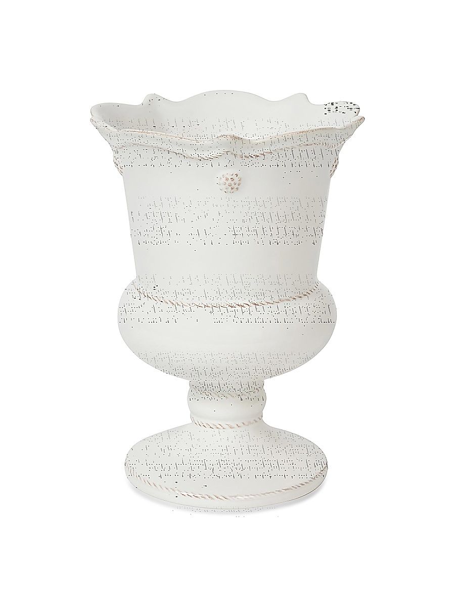 Berry & Thread Parterre Garden Vase - White - Size Small