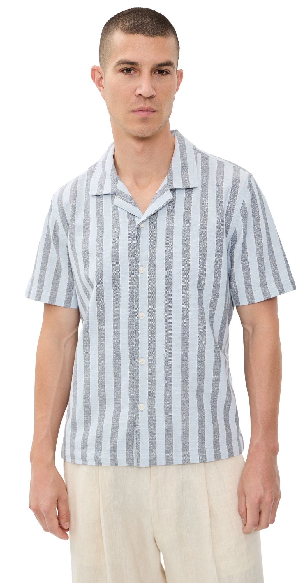 RAILS Fielder Shirt Blue Jay Stripe S