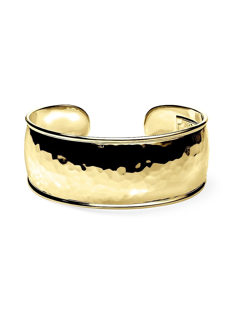 Women's Goddess 18K Yellow Gold Medium Tapered Cuff - Yellow Gold