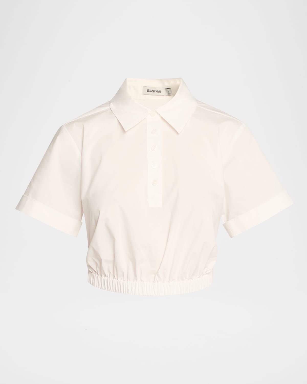 Nicky Short-Sleeve Crop Top