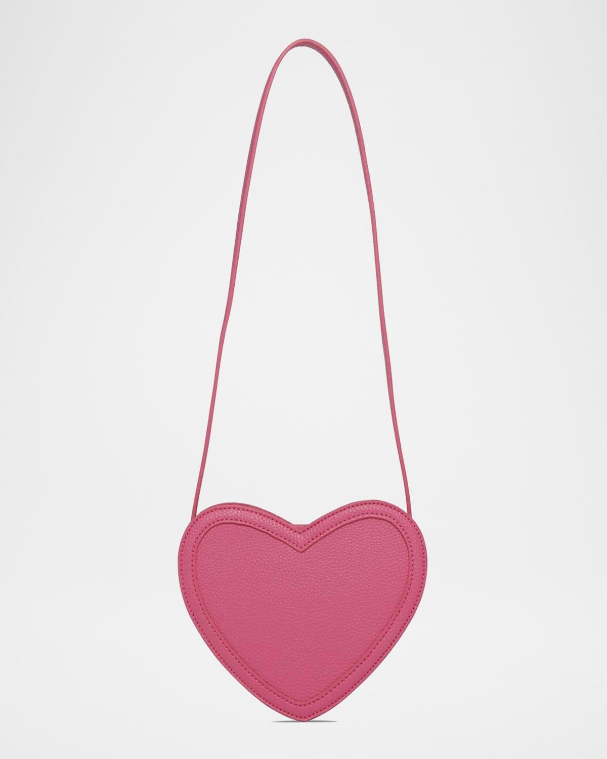 Girl & apos;s Heart-Shaped Crossbody Bag
