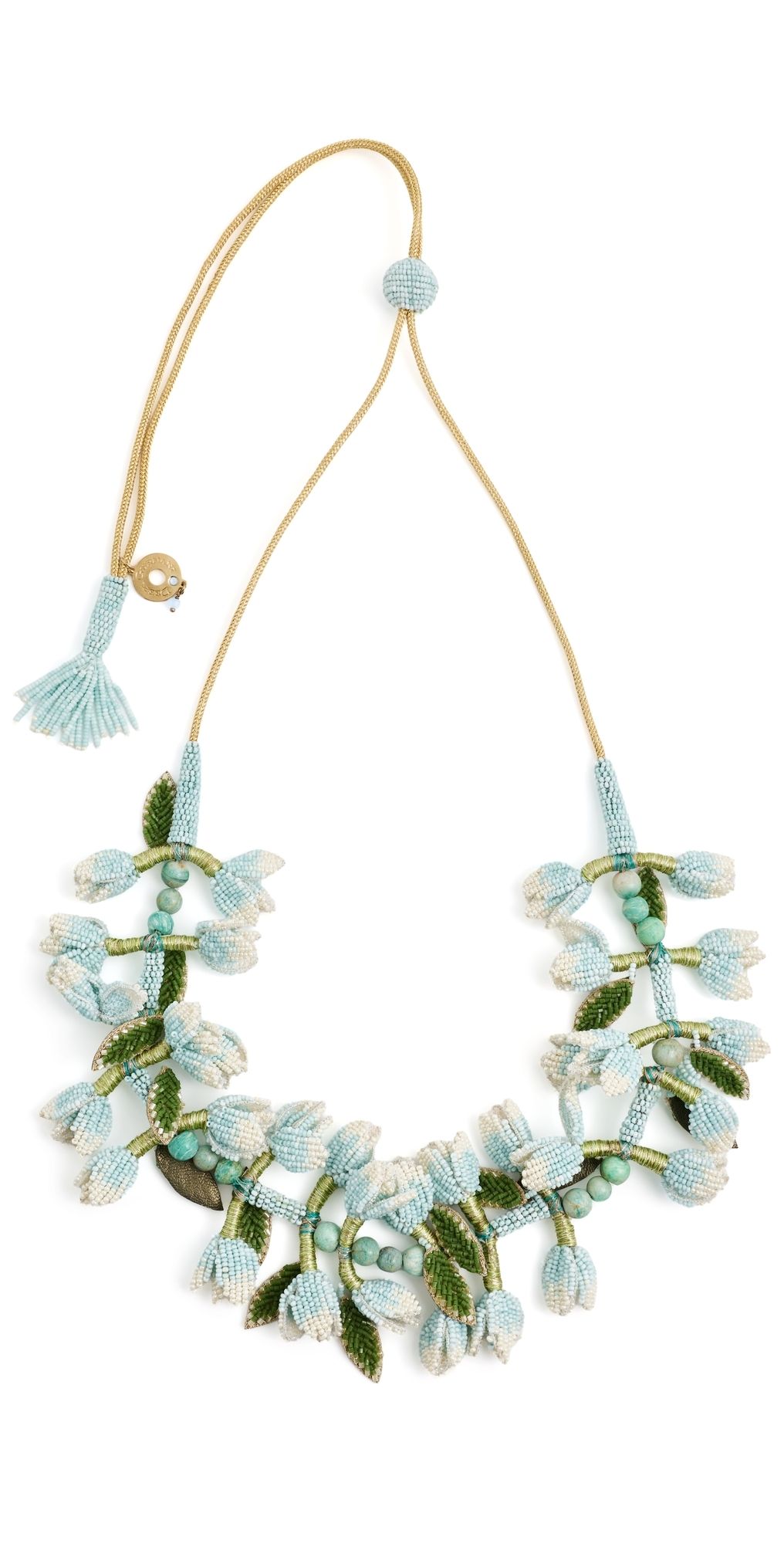 Deepa Gurnani Ivana Necklace Baby Blue One Size