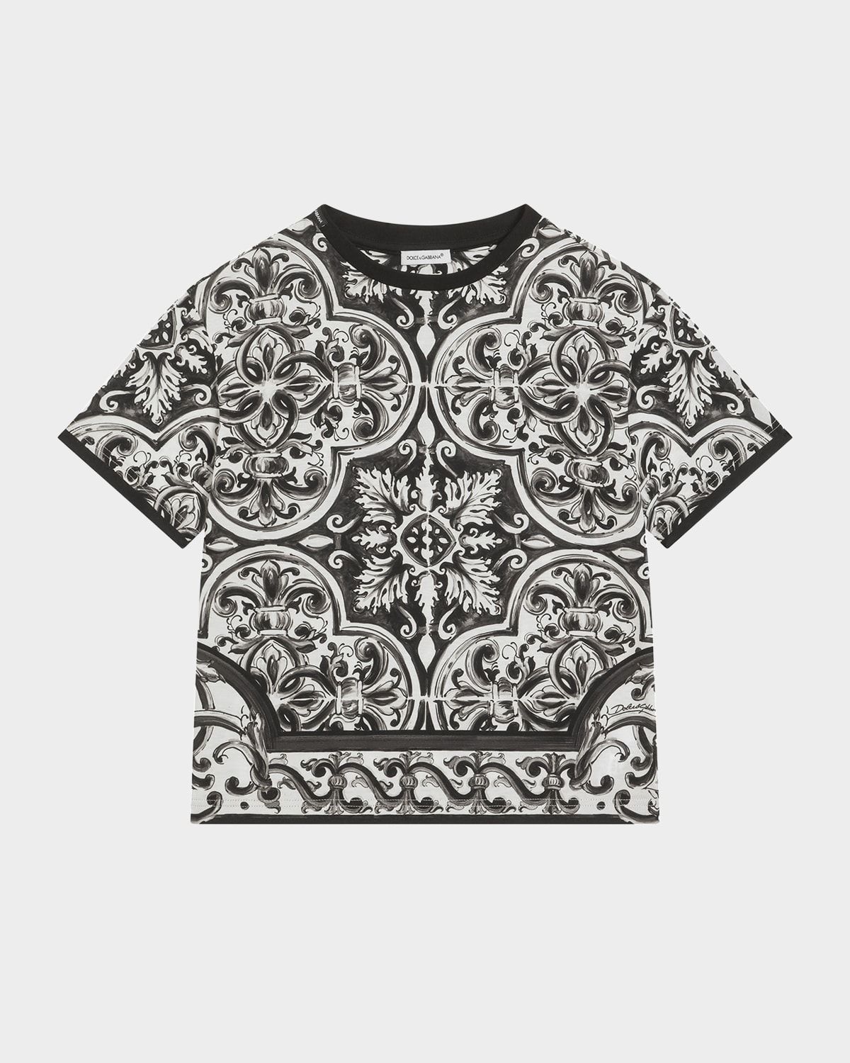 Boy & apos;s Majolica-Print Short-Sleeve T-shirt