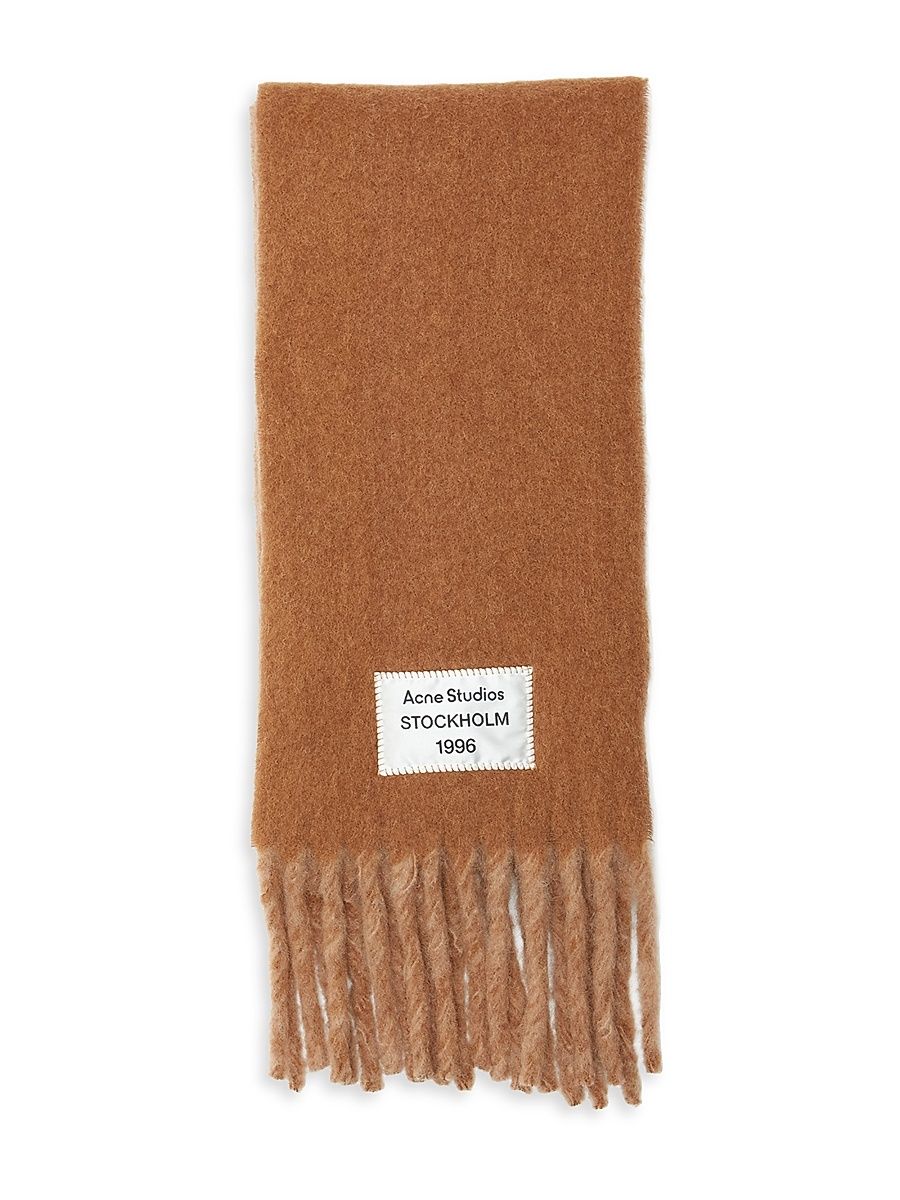 Men's Volly Alpaca-Blend Scarf - Camel Beige