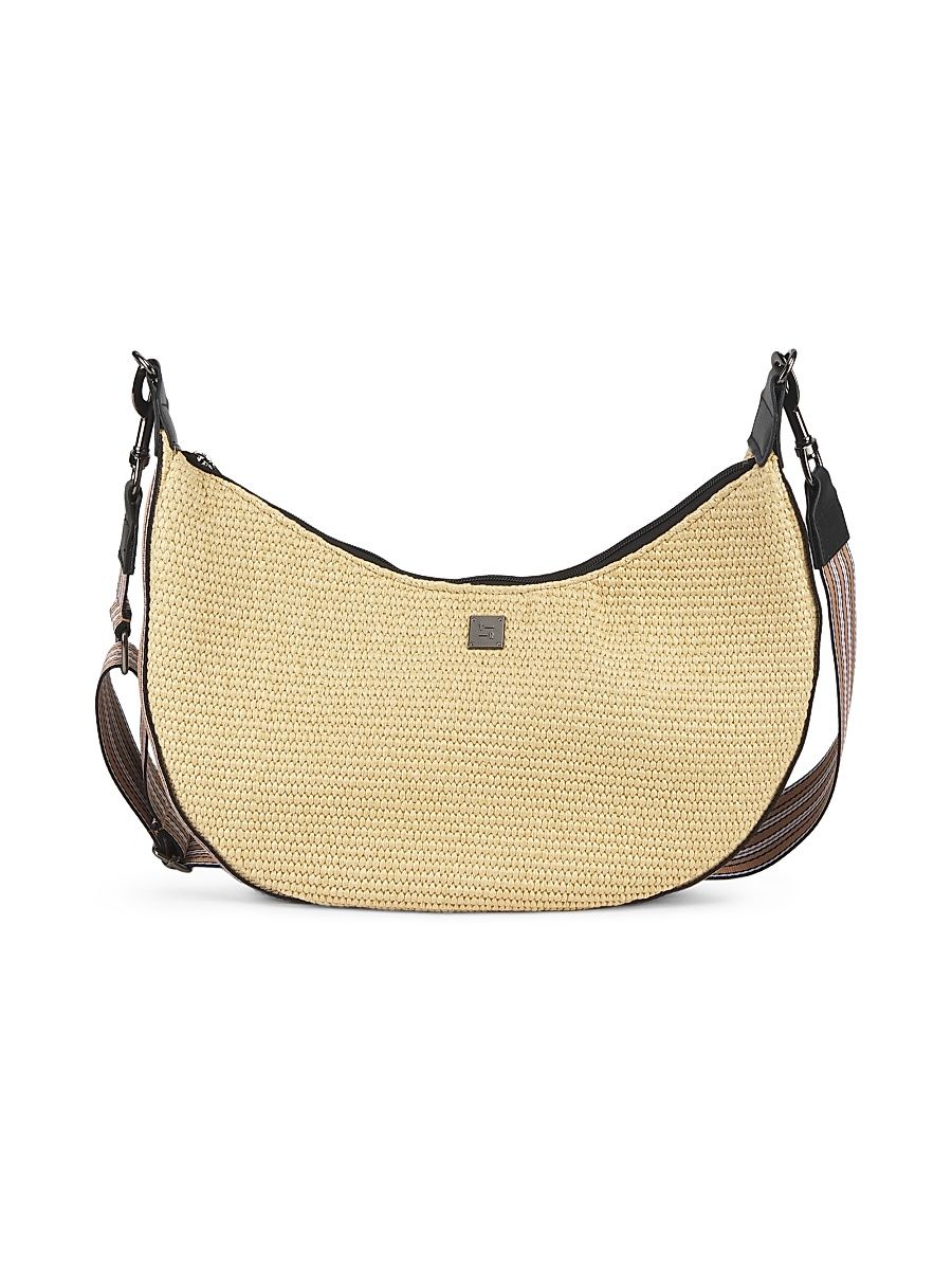 Women's Soho Sunset Raffia Shoulder Bag - Dune Raffia