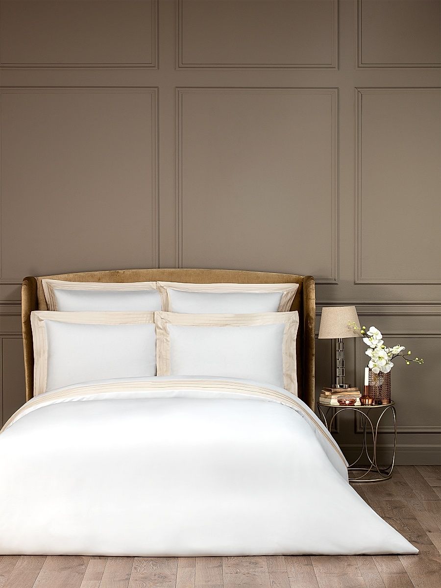 Eden Duvet Cover & Sham Collection - Beige Brown - Size King