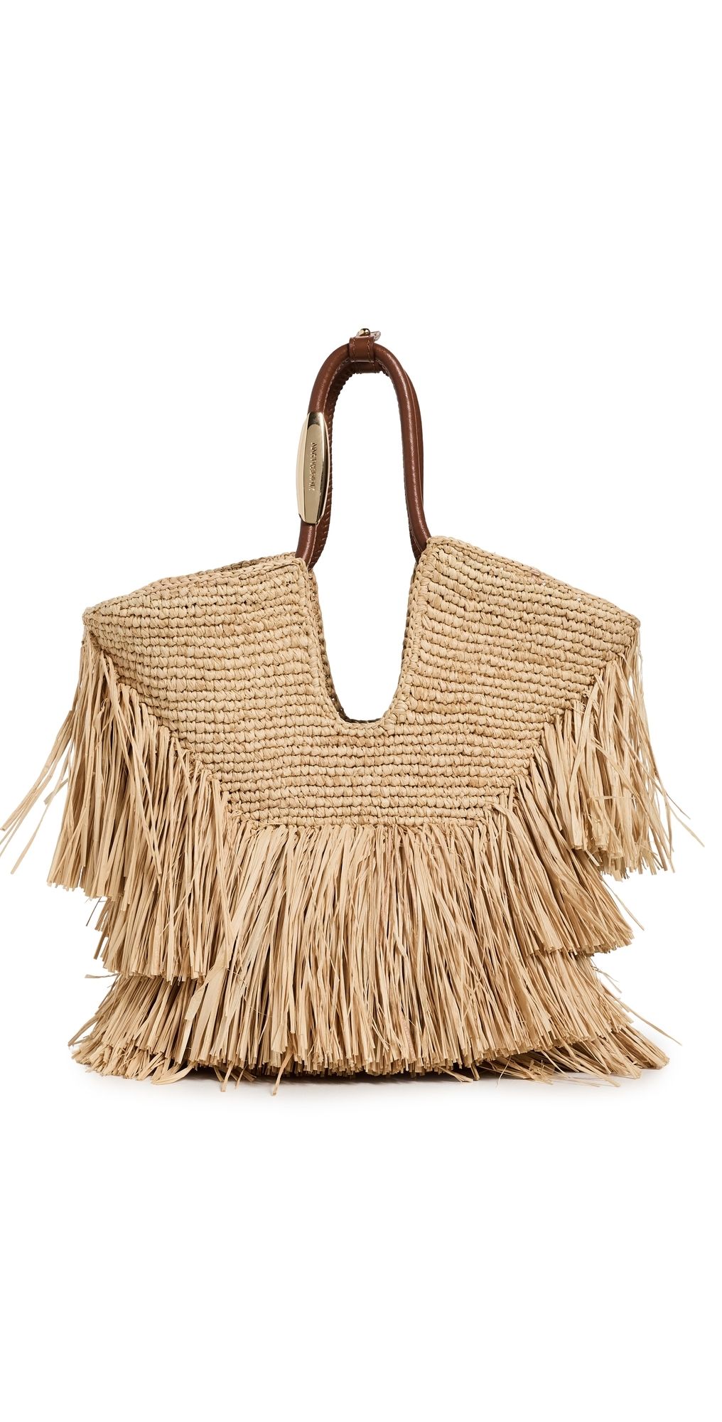 Zimmermann Goldentime Small Fringe Tote Natural One Size
