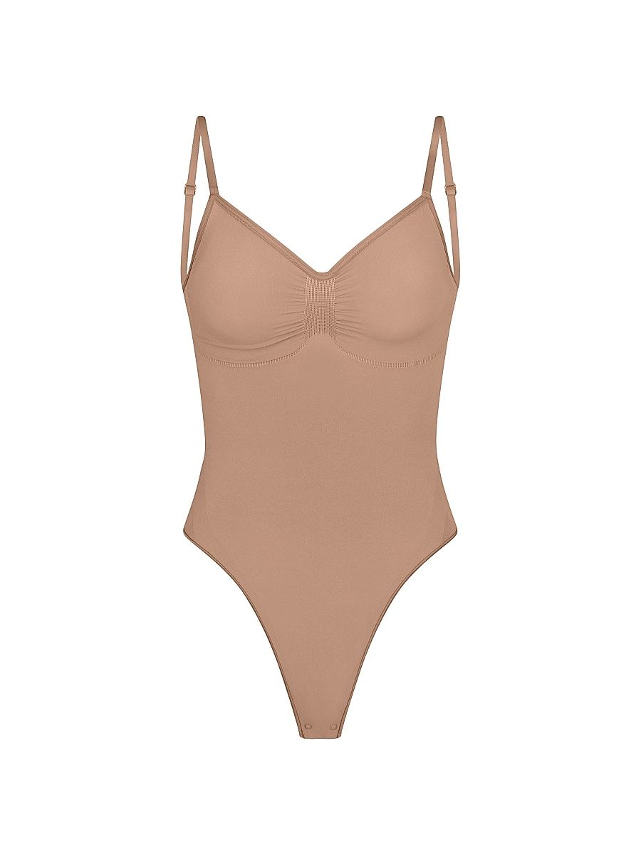 Women's Smoothing Low-Back Bodysuit - Sienna - Size Small