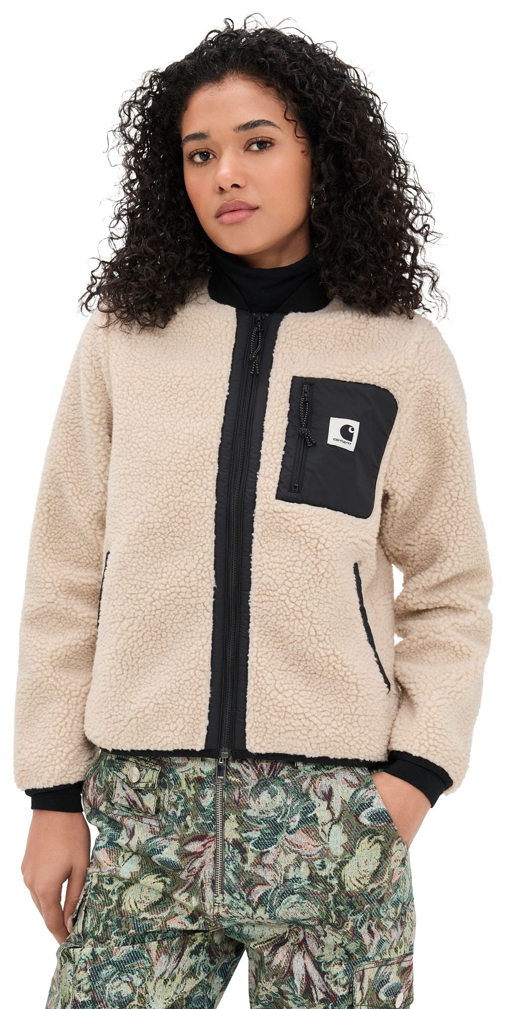 Carhartt WIP Janet Liner Jacket Fleur de Sel/Black XS
