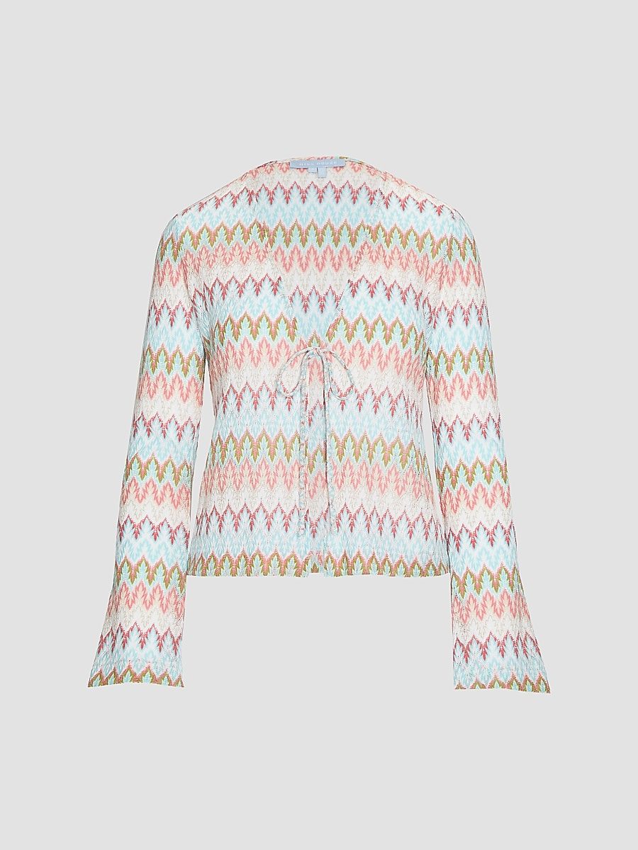 Women's The Delia Top - White Multi - Size XS