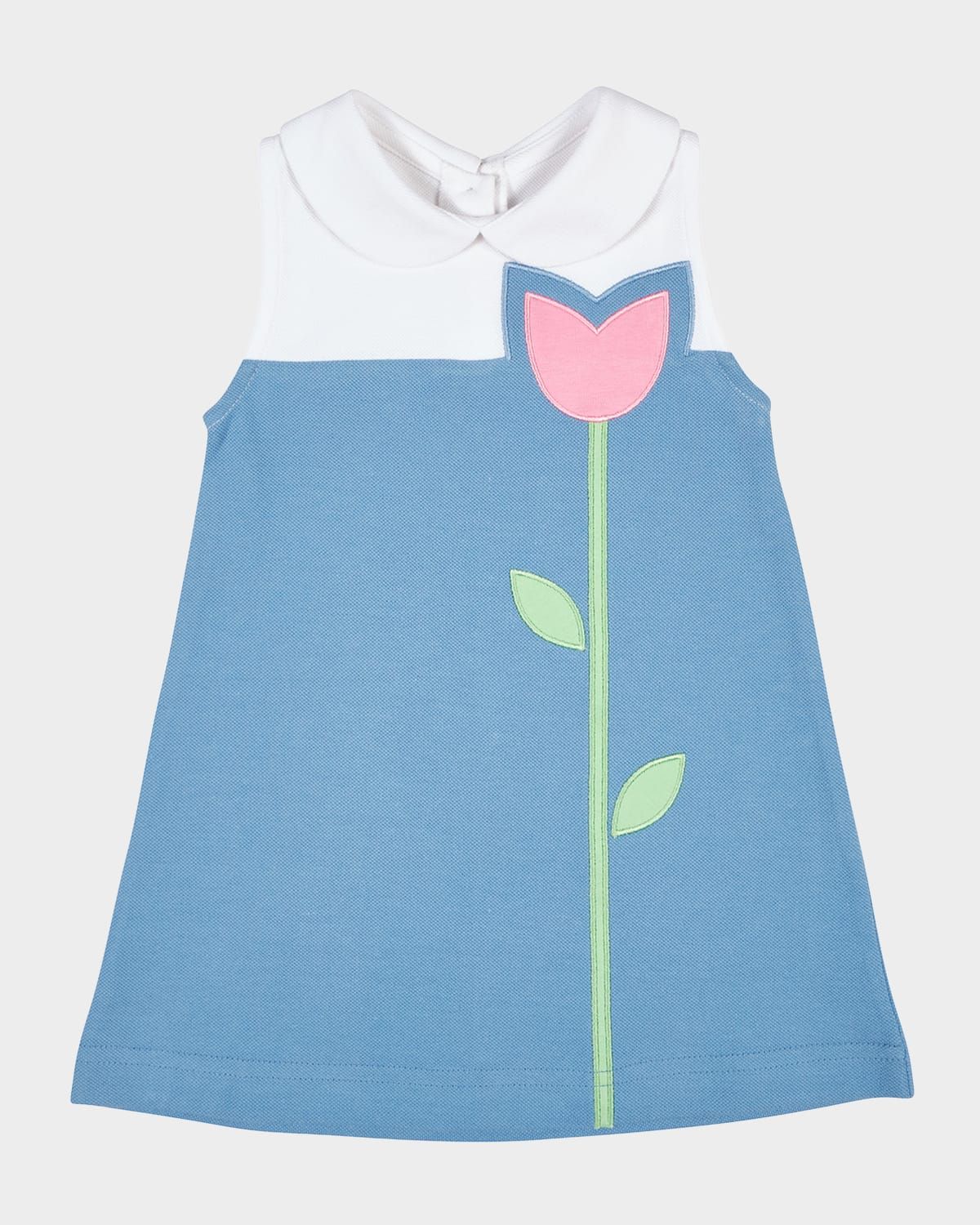 Girl & apos;s Tulip Pique Knit Mini Dress, Size 2T-8