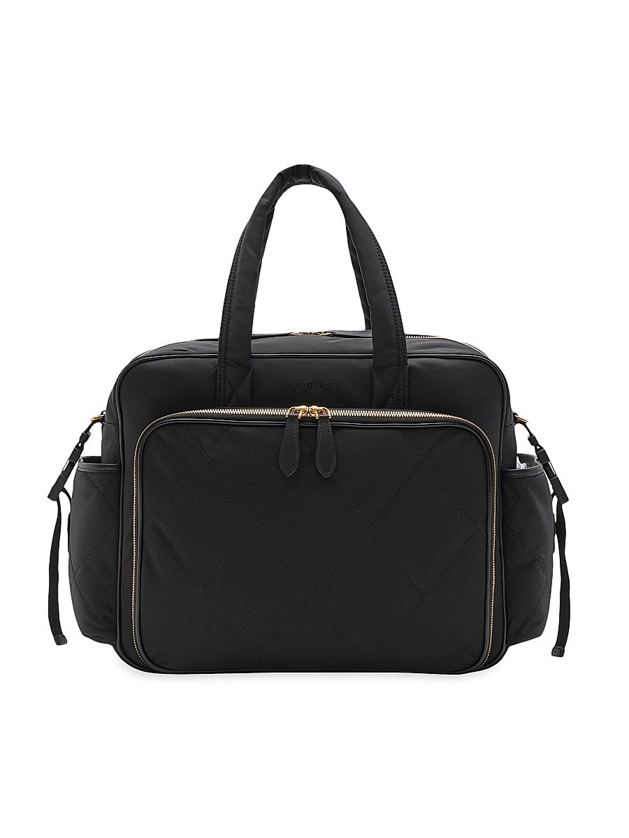 Nylon Diaper Bag - Black