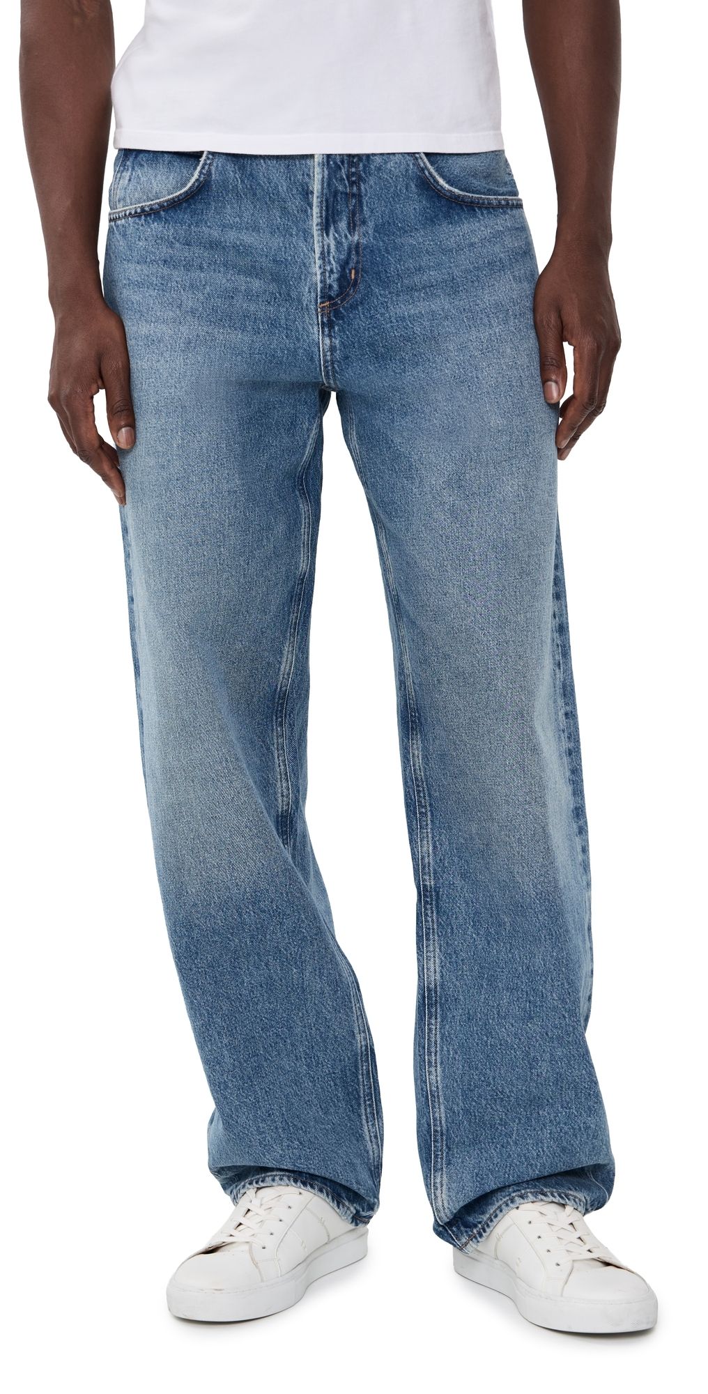 AGOLDE Fusion Low Slung Tapered Fit Jeans 32 Friction 36