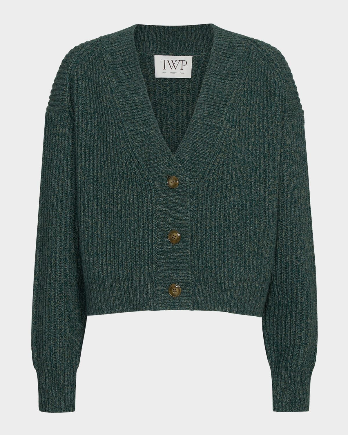 Cropped Cashmere Cardigan