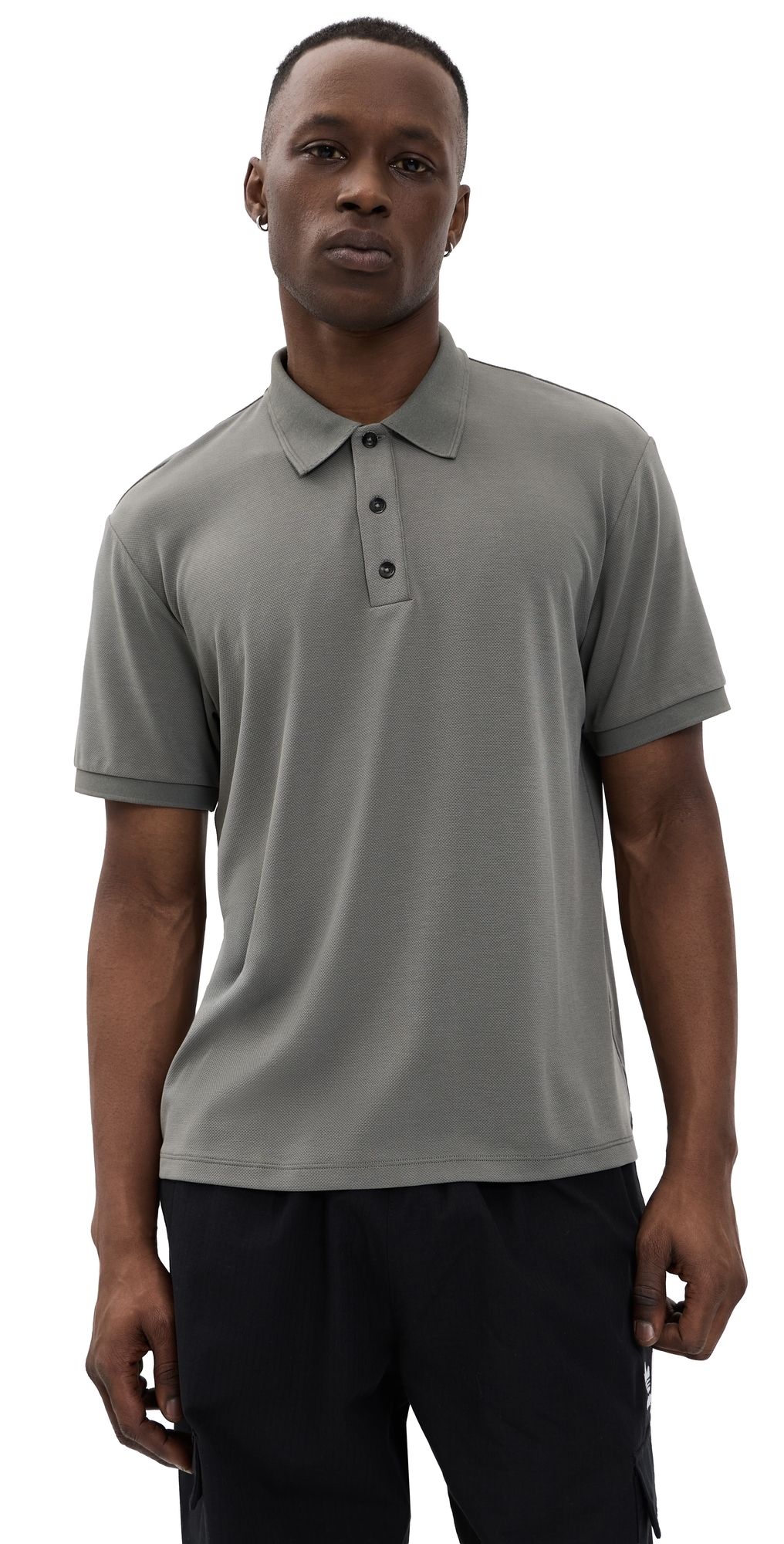 rag & bone Slim Polo In Tech Pique Gmst XXL