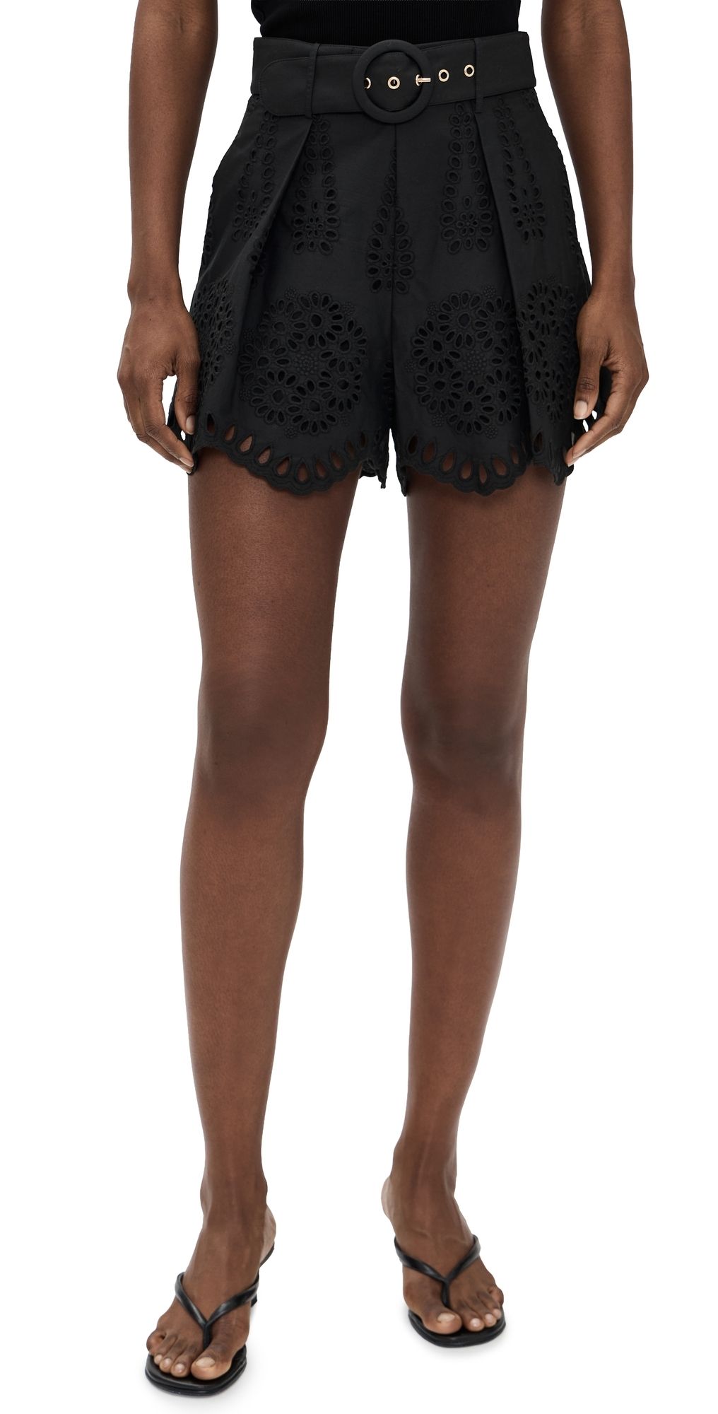 HEVRON Lexi Shorts Black 6