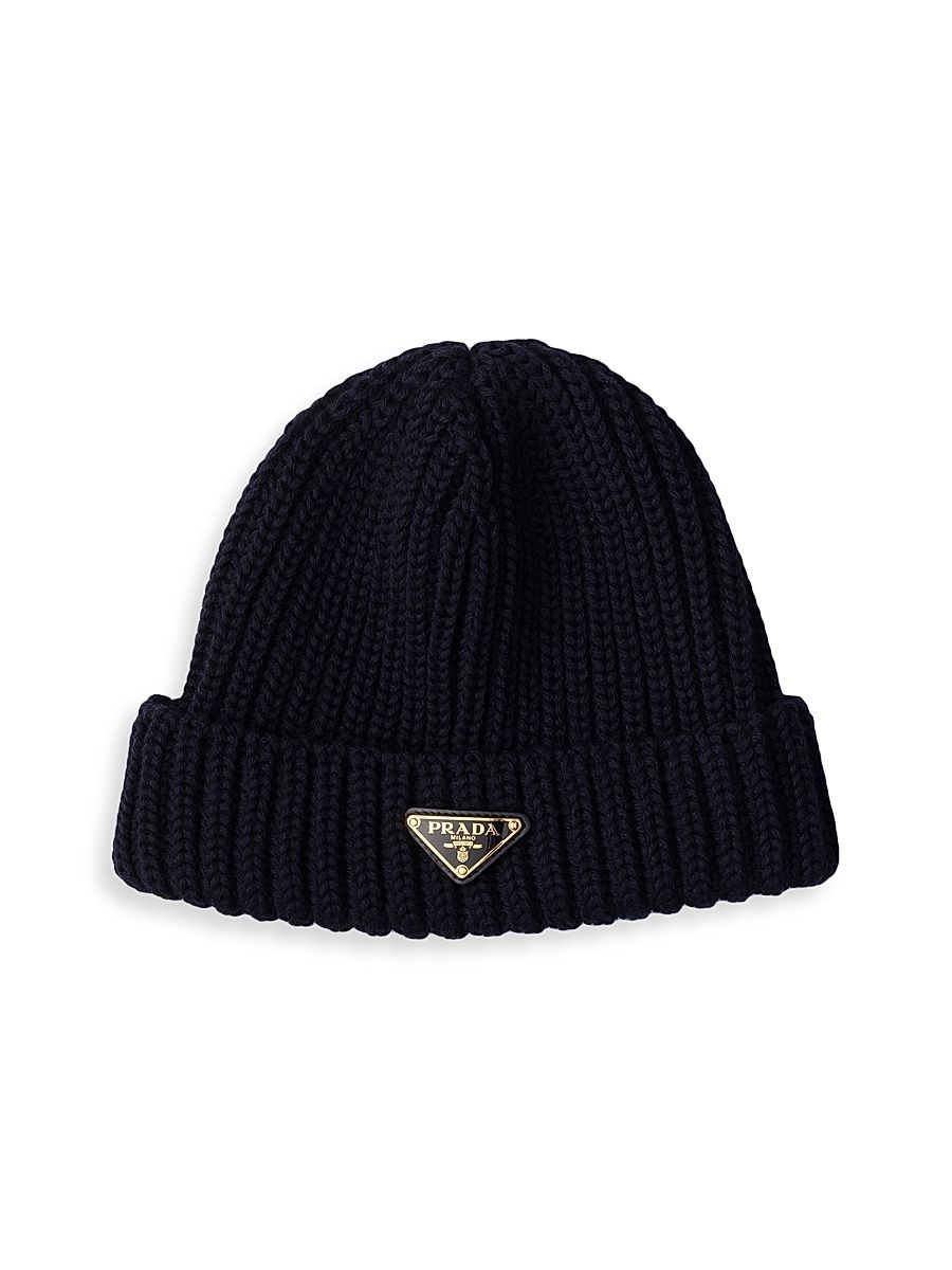 Women's Wool Beanie - Blue - Size Large