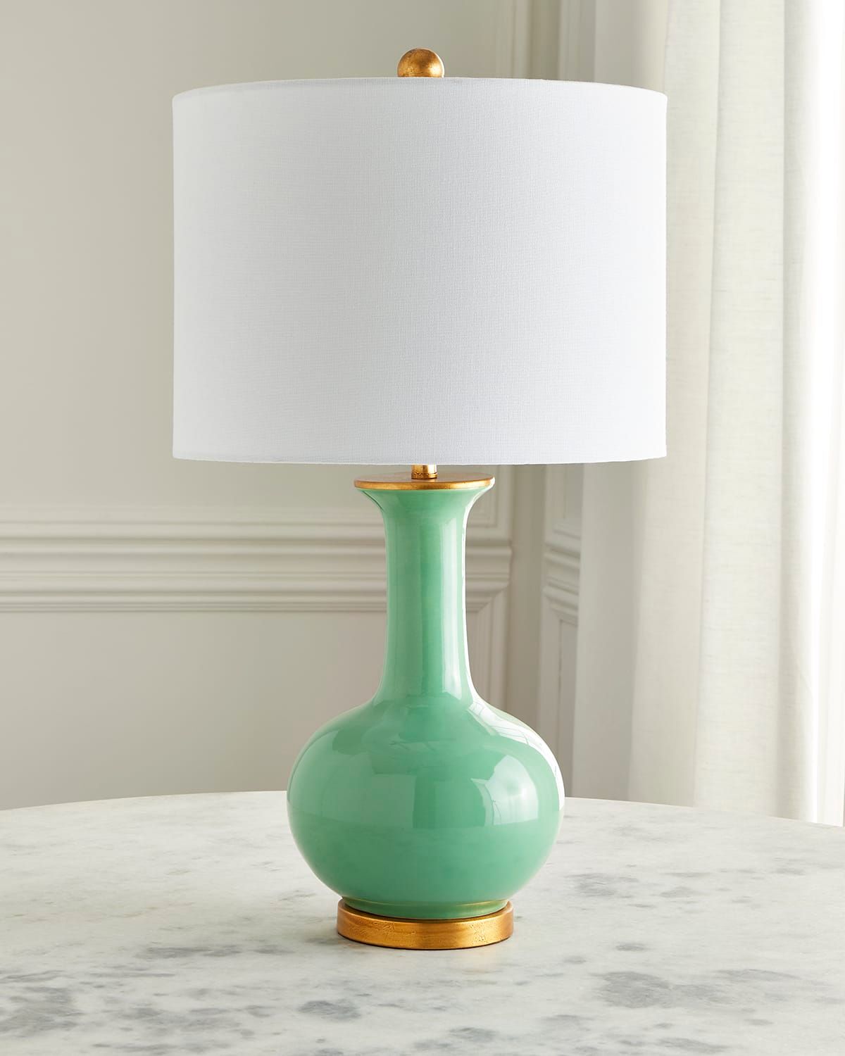 Sylvie Green Ceramic Table Lamp
