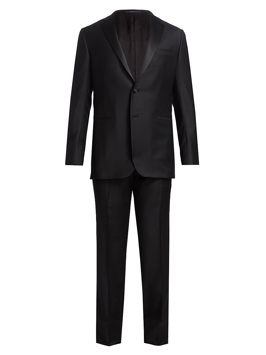 Men's Super 120 Tuxedo - Black - Size 44