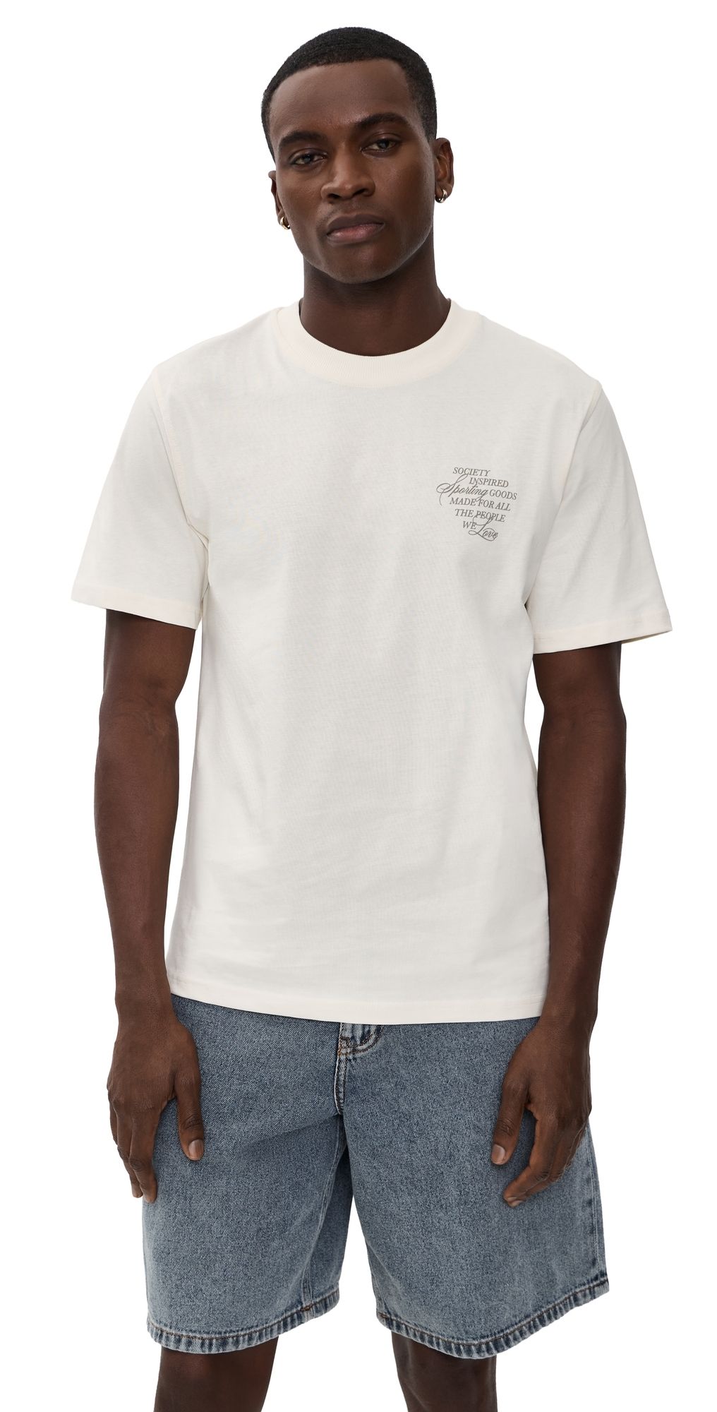 Les Deux Ben Faience T Shirt Eggnog White S