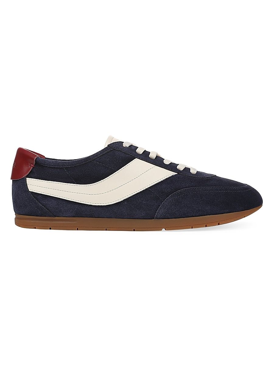 Women's LA Runner Suede Low-Top Sneakers - Cosmic Blue - Size 11