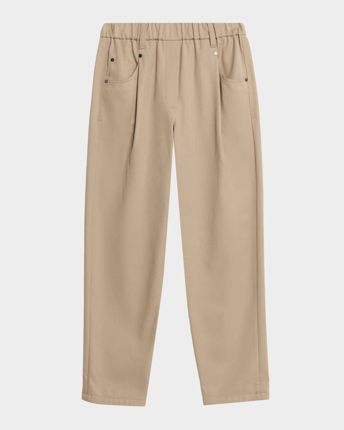 Baggy Cotton Poplin Pants