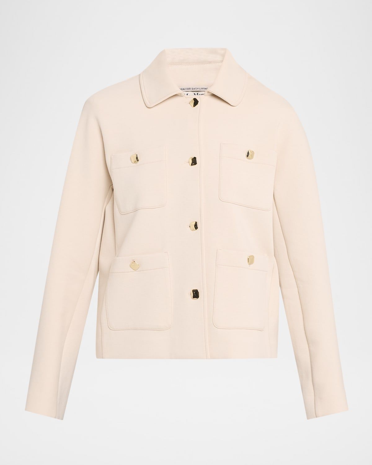 Armonioso Scuba Jersey Boxy Jacket