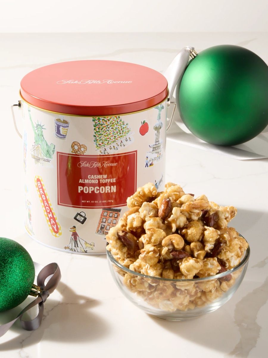 Saks Fifth Avenue Indulgent Snack Cashew Almond Toffee Popcorn