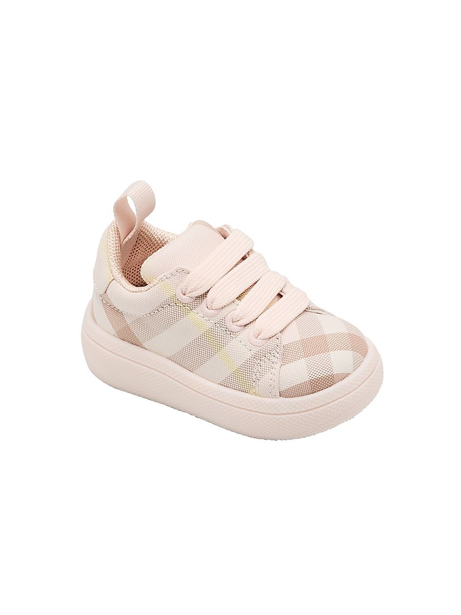 Baby Girl's Cambridge Canvas Check Sneakers - Pink - Size 5.5 (Baby)