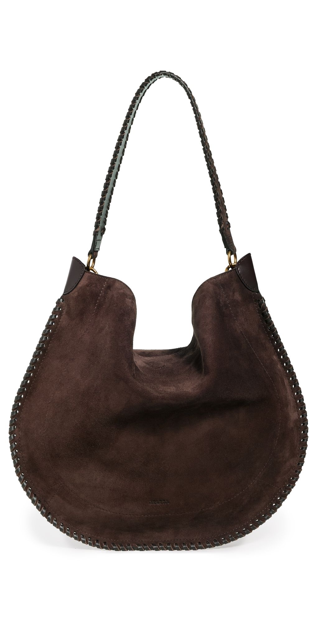 Isabel Marant Oskan Hobo Soft Bag Coffee One Size