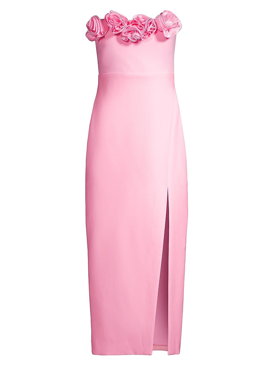 Women's Catania Strapless Midi-Dress - Rose Shadow - Size 14