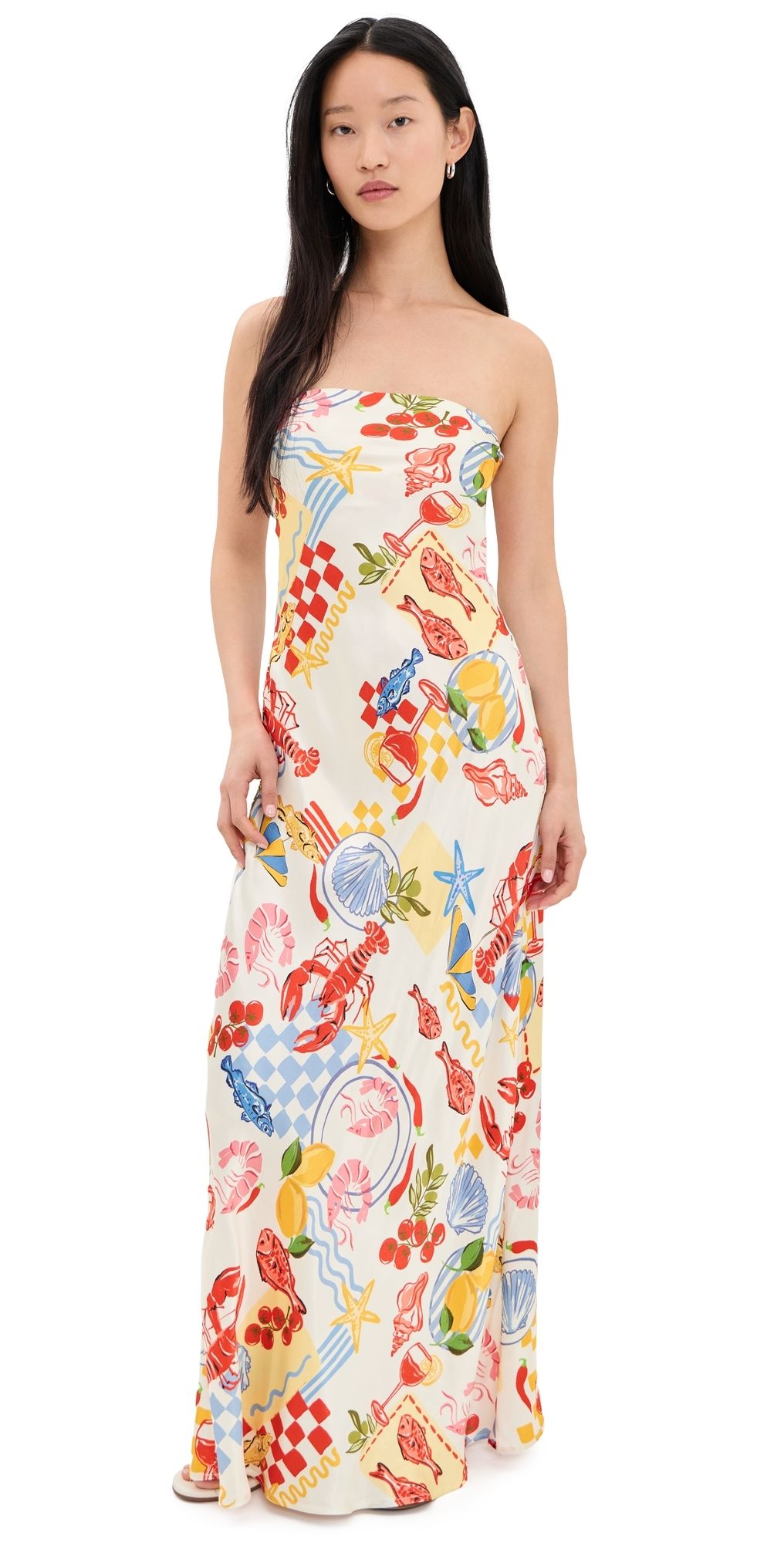 LSPACE Spring In Love Midi Dress Seaside Soiree XL