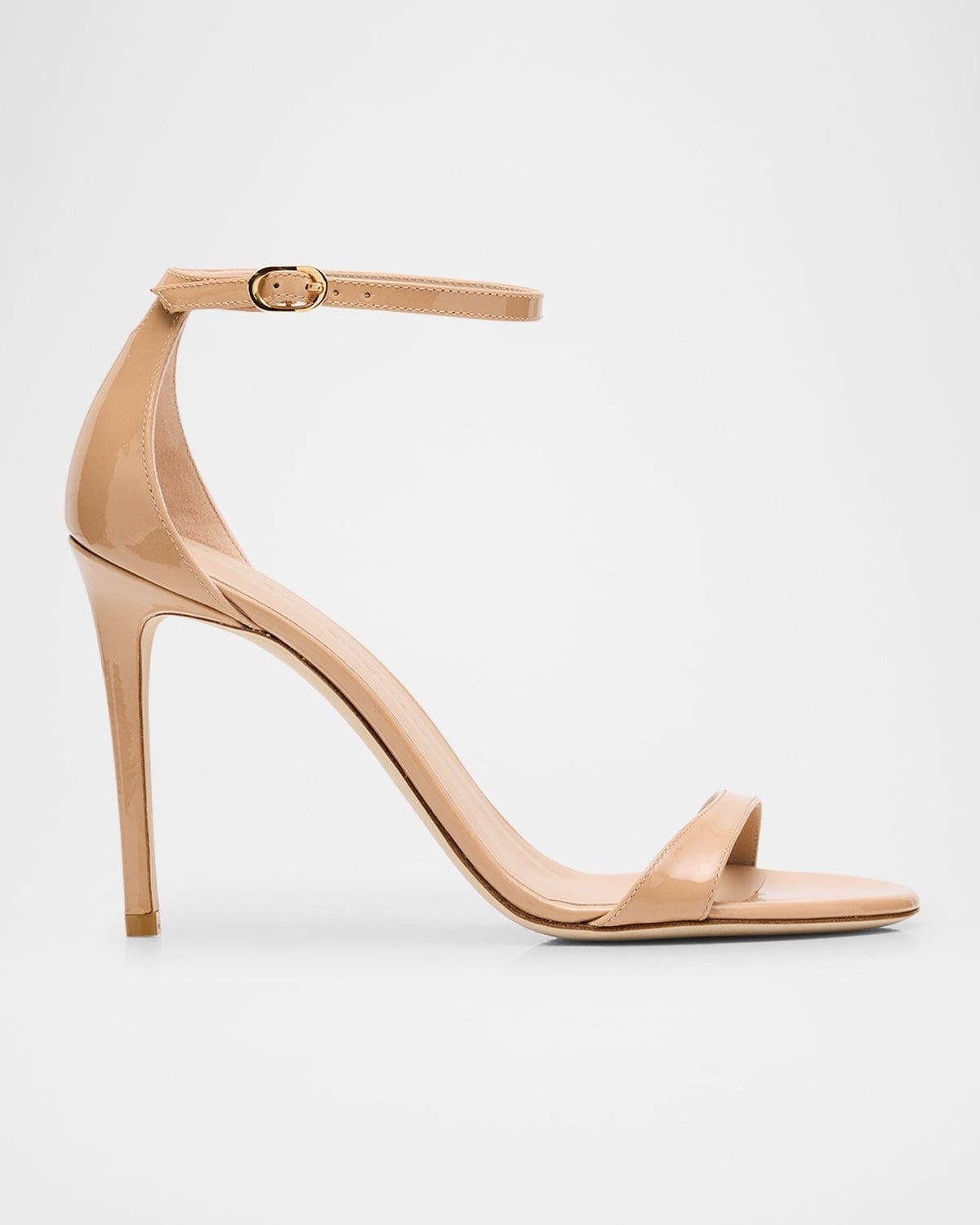 Nudist II Patent Ankle-Strap Sandals