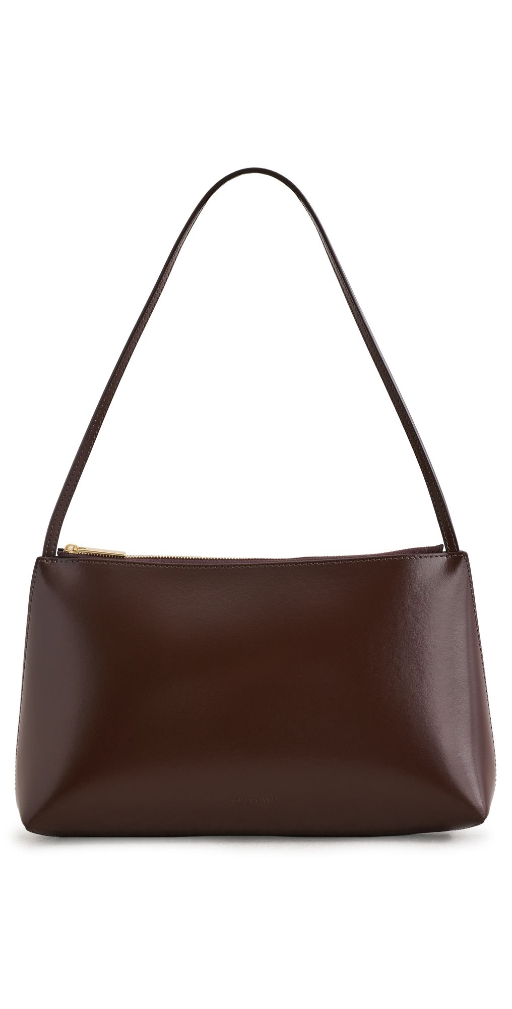 Mansur Gavriel Large Gaia Shoulder Bag Chocolate/Warm Grey One Size