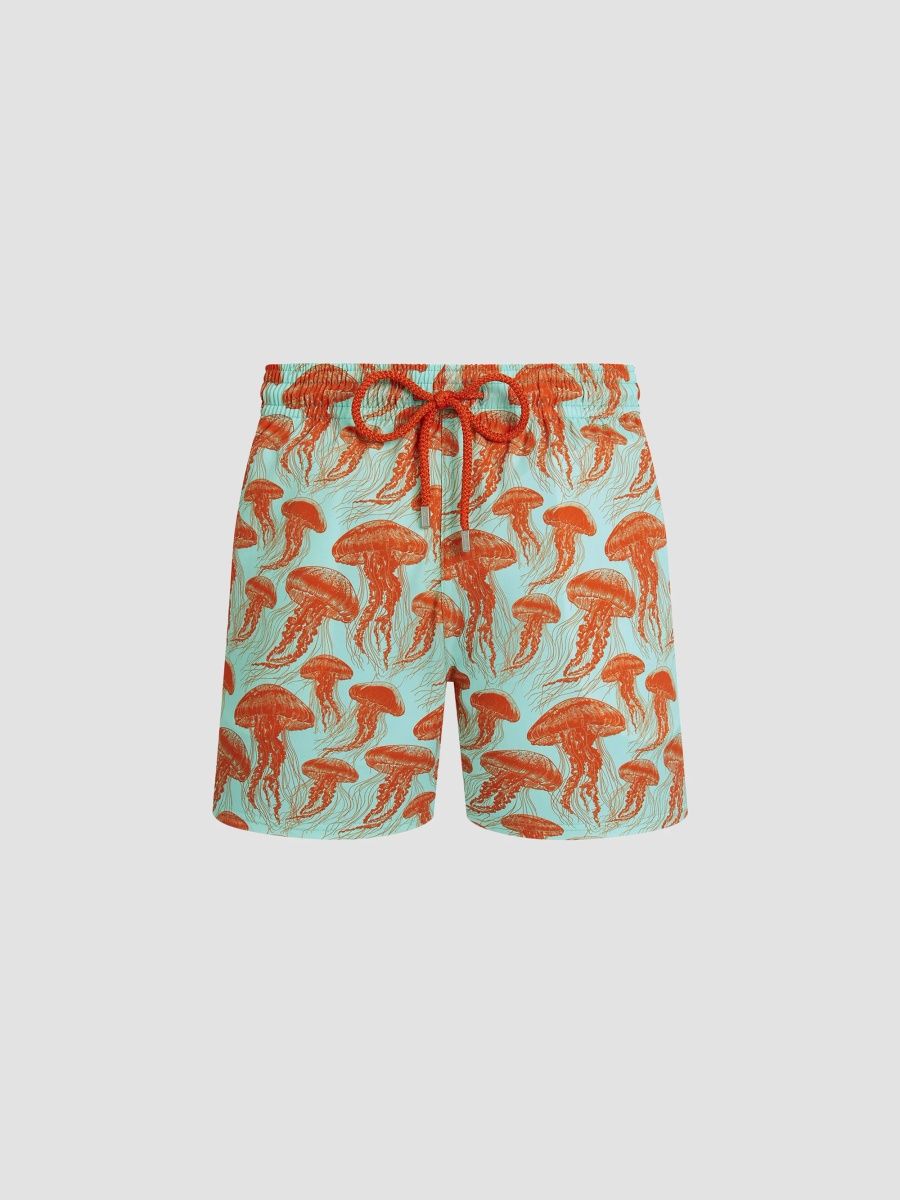 Vilebrequin Men's Jellyfish Dance Stretch Swim Shorts - Caribbean - Size XXXL