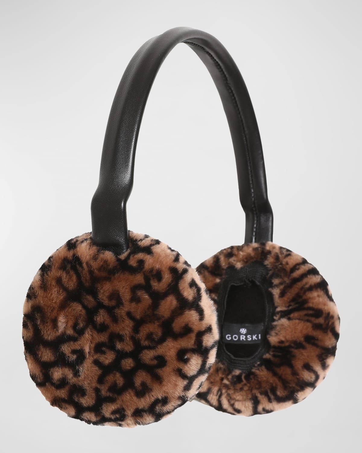 Logo Lamb Shearling Earmuffs