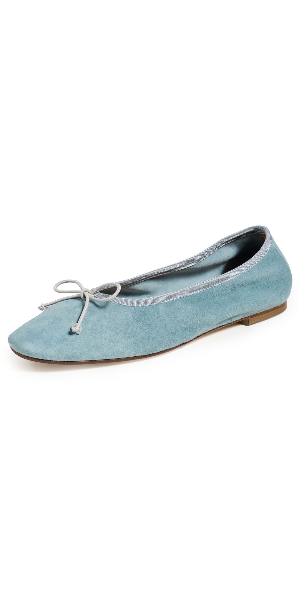 AEYDE Tiby Kid Suede Leather Glass Flats Glass 37.5