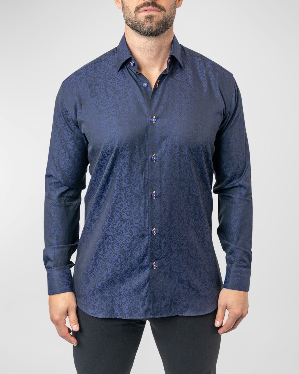 Men & apos;s Fibonacci Paisley Dress Shirt