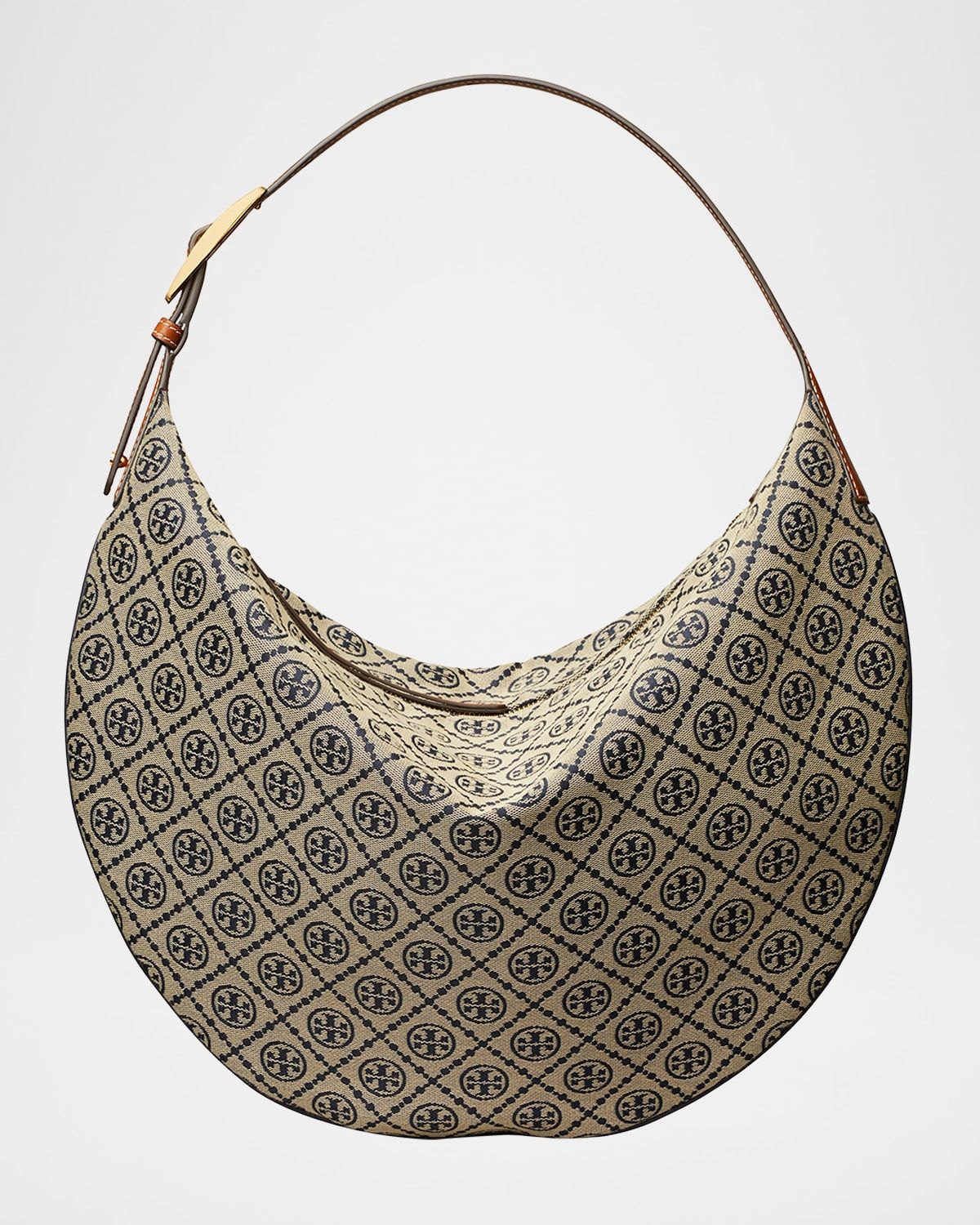 T Monogram Balloon Shoulder Bag