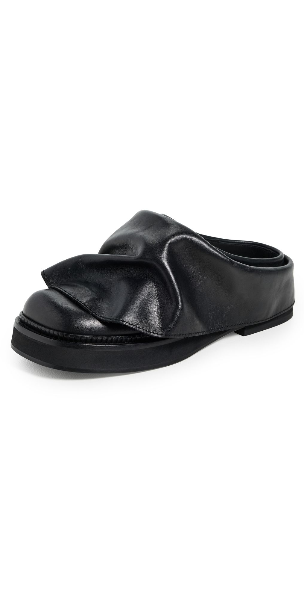 The Attico Mini Robin Sabot Flats Black 40