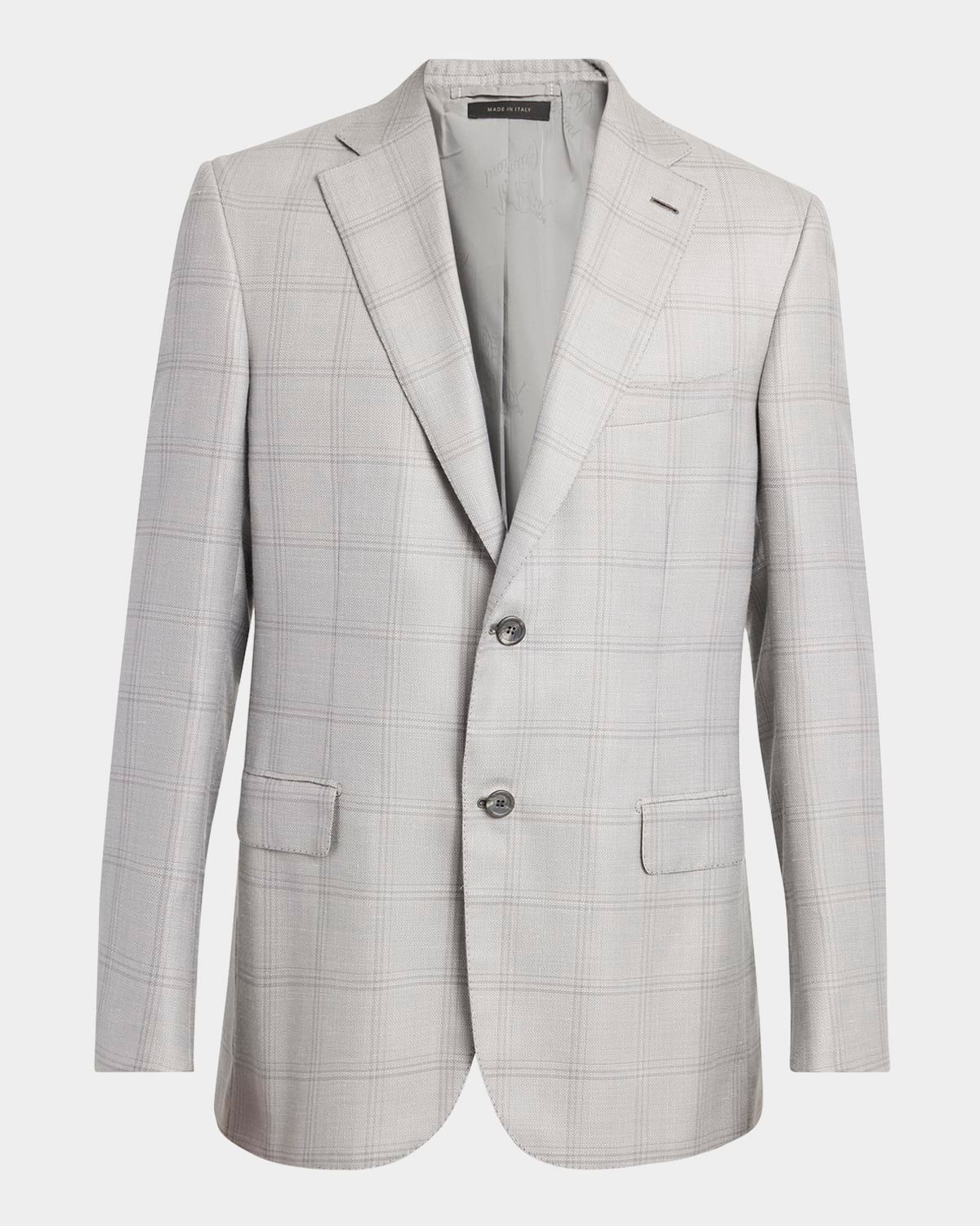 Men & apos;s Windowpane Sport Coat