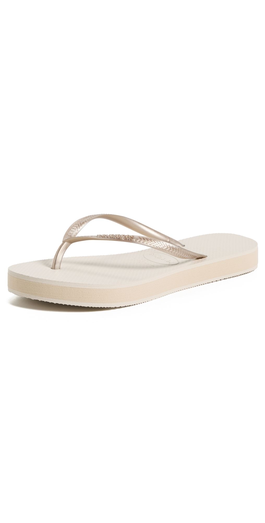 Havaianas Slim Flatform Flip Flops Beige 7/8