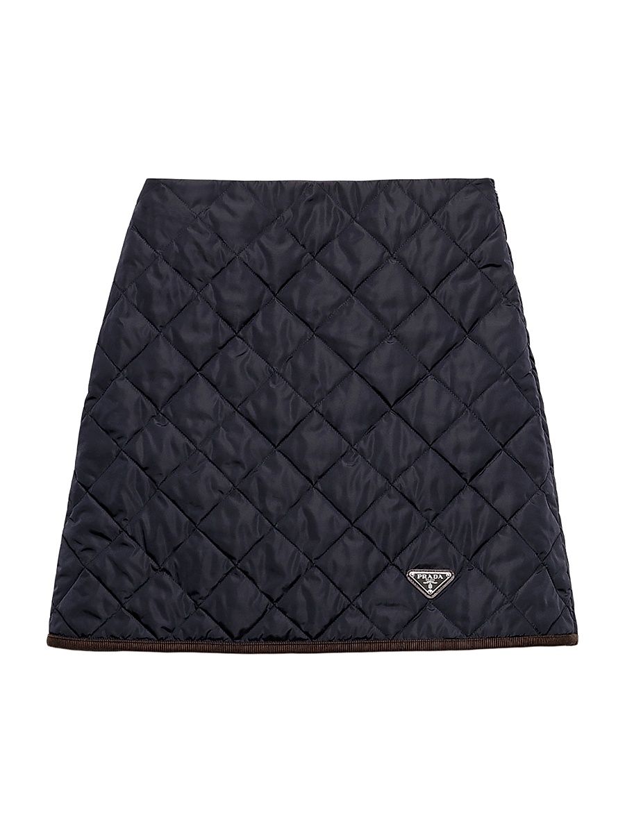 Women's Lightweight Re-Nylon Miniskirt - Blue - Size 2