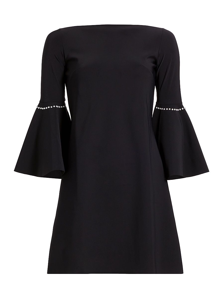 Women's Natalia Pearl-Embellished Cocktail Dress - Black - Size 10