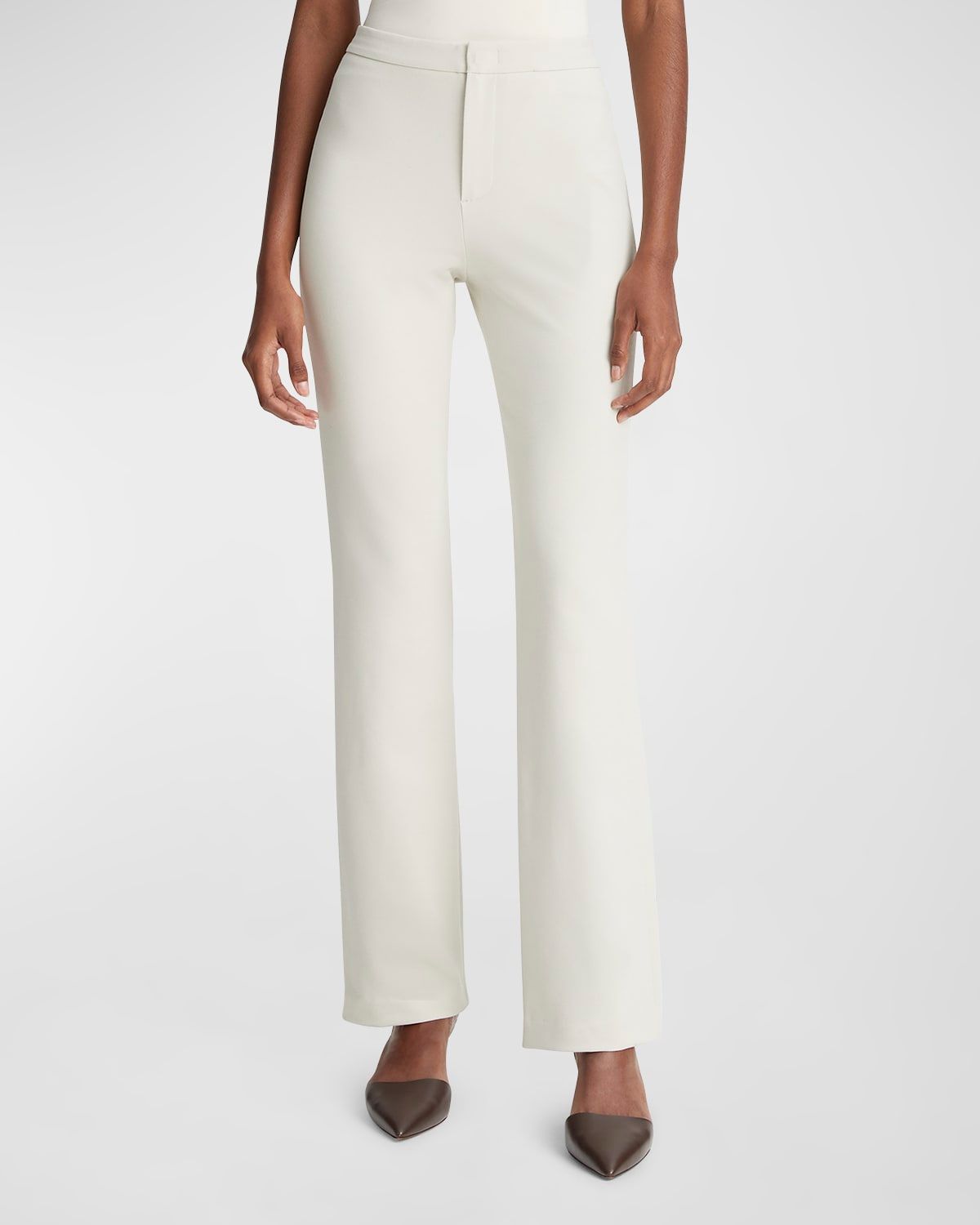 Slim Tapered-Leg Trousers