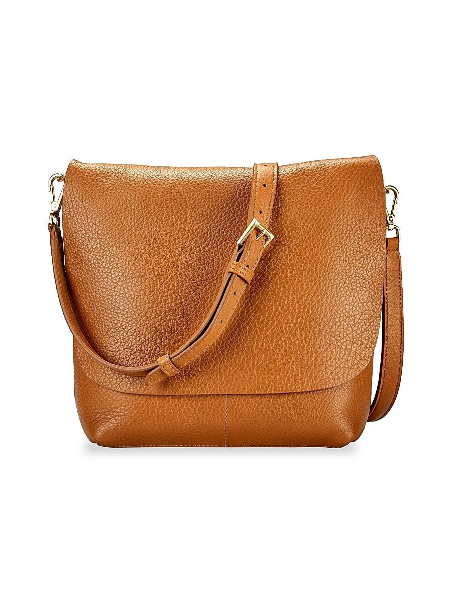 Women's Andi Leather Crossbody Bag - Camel