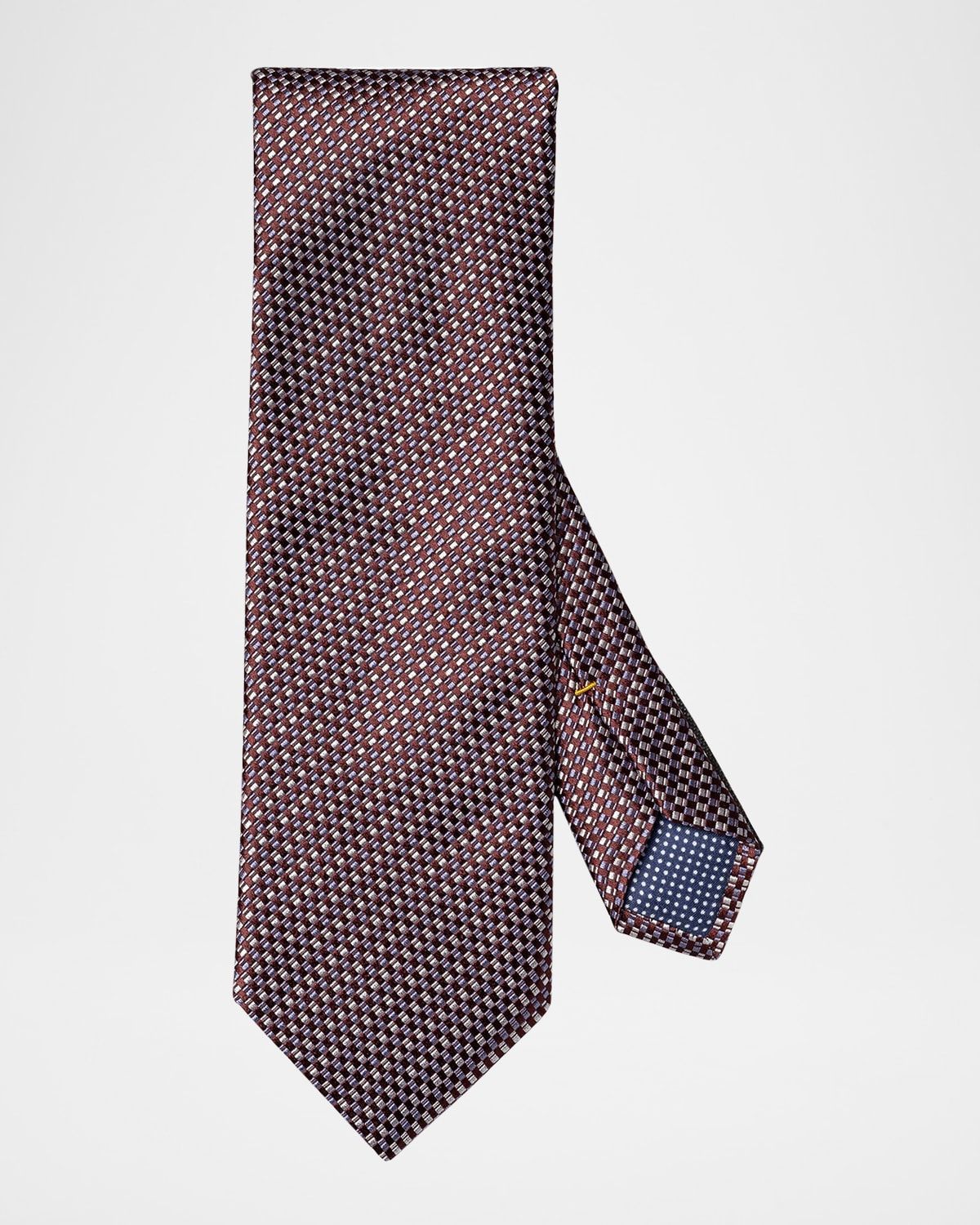 Men & apos;s Woven Check Silk Tie