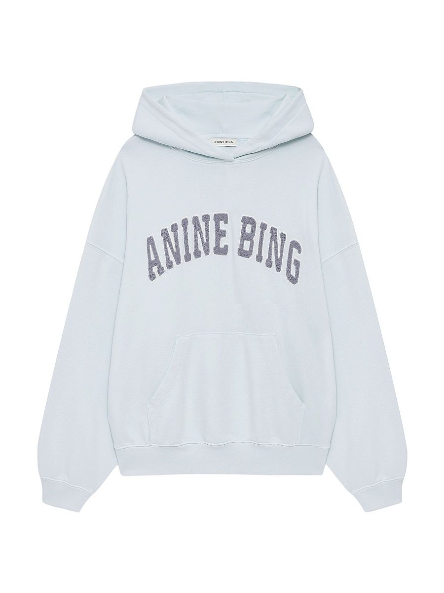 Women's Harvey Logo Hoodie - Green - Size XS